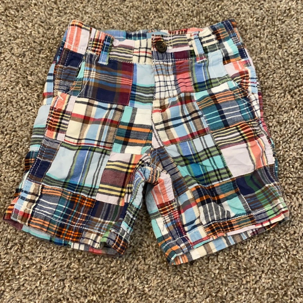 Baby Gap boys plaid shorts
